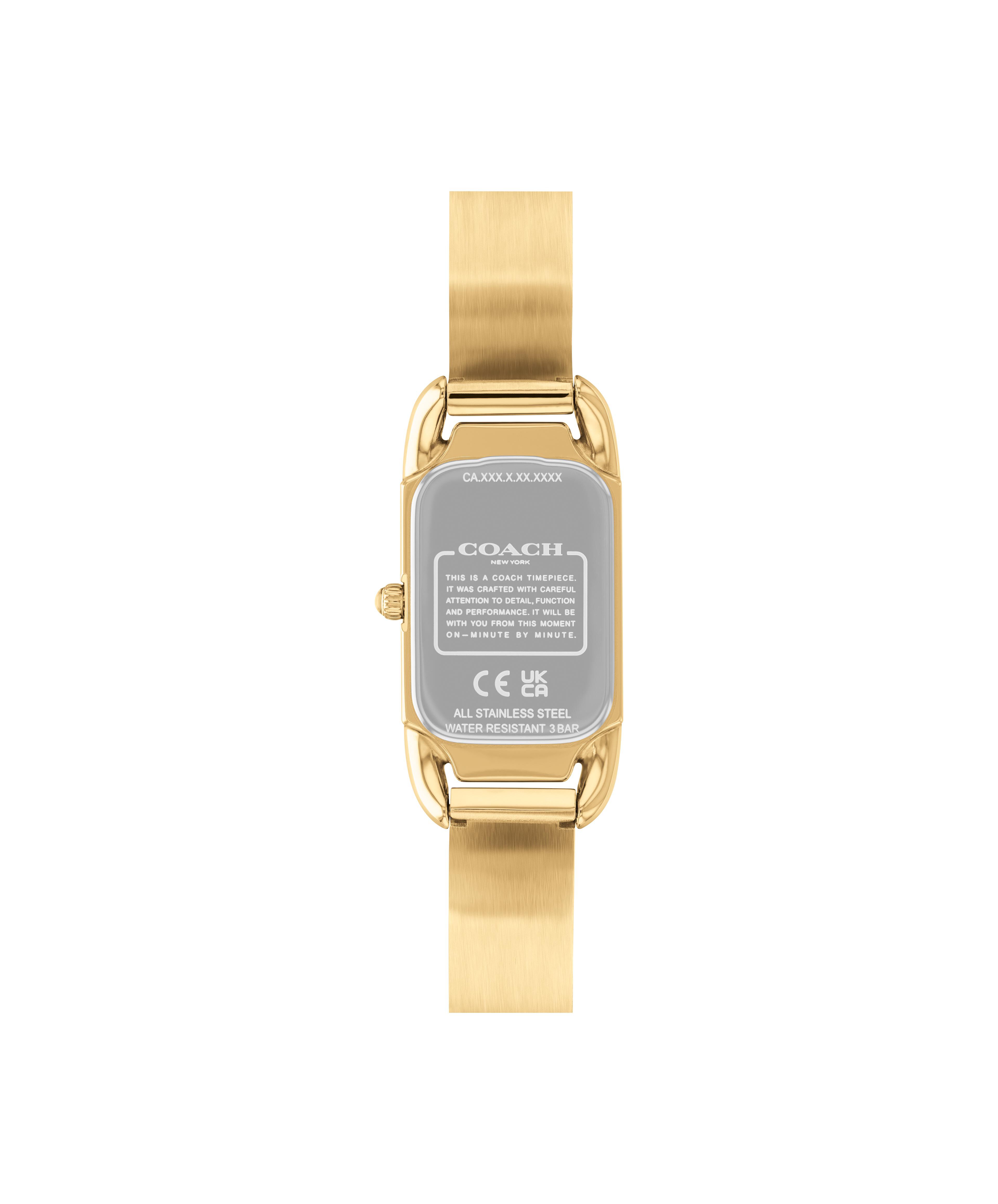 COACH Ladies' Gold Tone Stainless Steel Cadie Watch 14504250